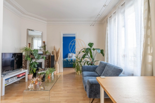 Appartement à vendre 3 pièces de 54 m² à Nogent-sur-Marne