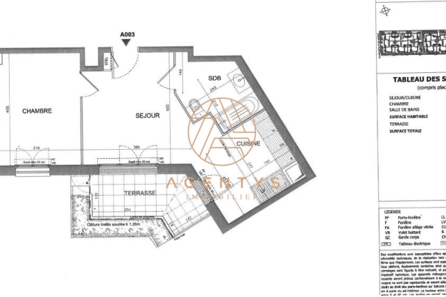 Appartement à vendre 2 pièces de 41,72 m² à Champigny-sur-Marne
