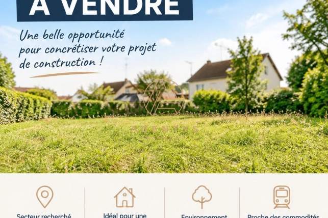 Terrain à vendre de 876 m² à Villiers-sur-Marne