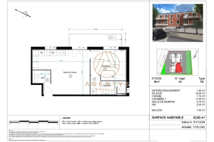 Appartement à vendre 2 pièces de 43 m² à Le Perreux-sur-Marne