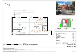 Appartement à vendre 2 pièces de 45 m² à Le Perreux-sur-Marne