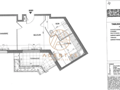 Appartement à vendre 2 pièces de 41,72 m² à Champigny-sur-Marne