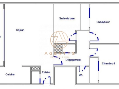 Appartement à vendre 3 pièces de 65 m² à Saint-Maur-des-Fossés