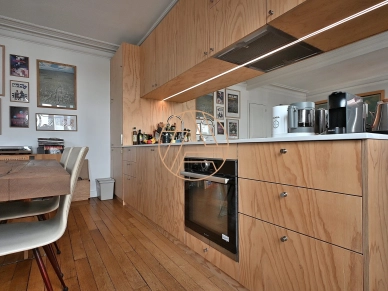 Appartement à vendre 3 pièces de 53 m² à Paris