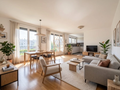 Appartement à vendre 3 pièces de 59 m² à Saint-Maur-des-Fossés