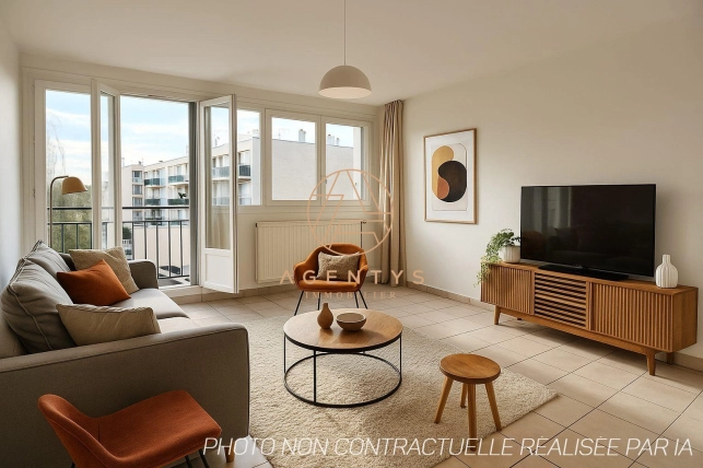 Appartement à vendre 3 pièces de 64 m² à Le Plessis-Trévise