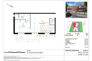 Appartement à vendre 2 pièces de 43,3 m² à Le Perreux-sur-Marne